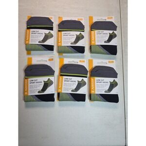 NSPIRE Low Cut Sport Socks (6 Pair) Small Men's size 3-5.5 women's size 4-6.5